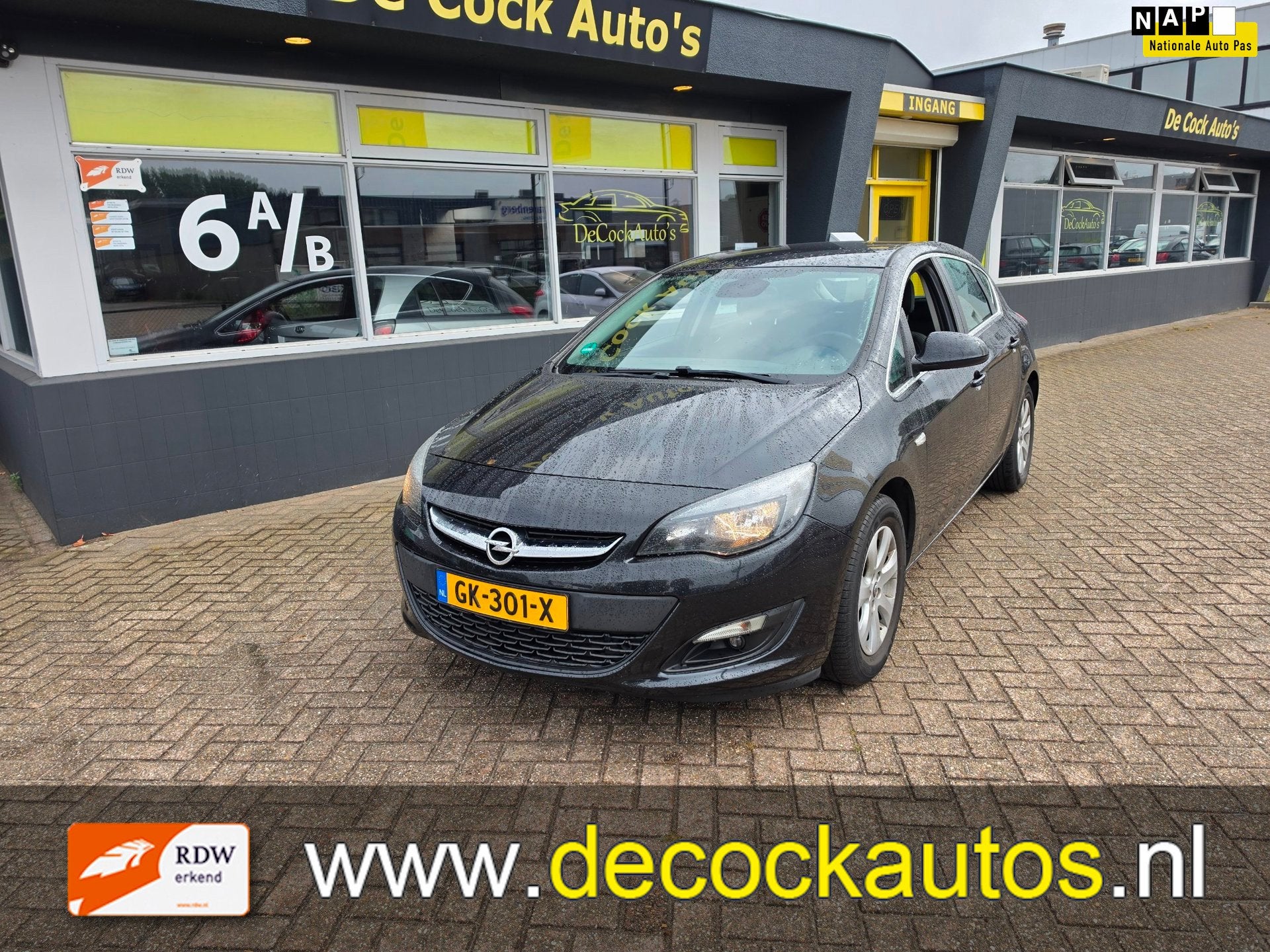 Opel Astra 1.4 Turbo Edition/AIRCO/TREKHAAK, Voorwielaandrijving, Gebruikt, 4 cilinders, Zwart