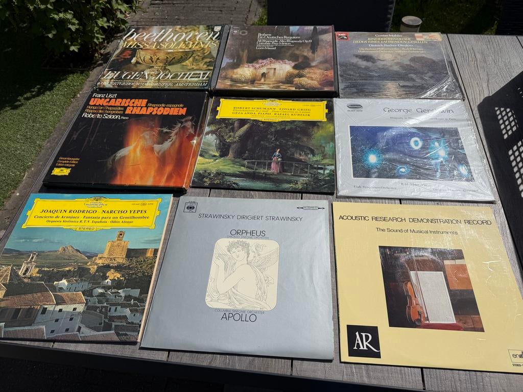 Klassieke LP's: Beethoven, Brahms, Mahler, Gershwin e.a., Cd's en Dvd's, Vinyl | Klassiek, Gebruikt, Ophalen of Verzenden, Romantiek
