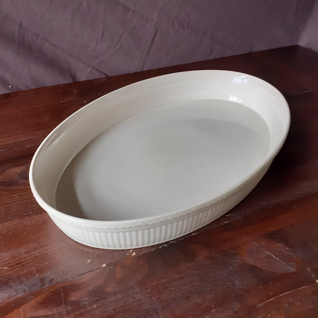 Wedgwood EDME COOKWARE  Grote ovale ovenschaal 37 x 23 cm, Ophalen of Verzenden, Schaal of Schalen, Zo goed als nieuw, Wedgwood