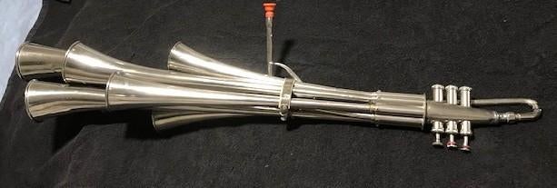 Schalmei trompet hoorn muziek Lengte 1M Antiek  🎶🔊🤗👌, Muziek en Instrumenten, Ophalen of Verzenden, Gebruikt, Overige typen