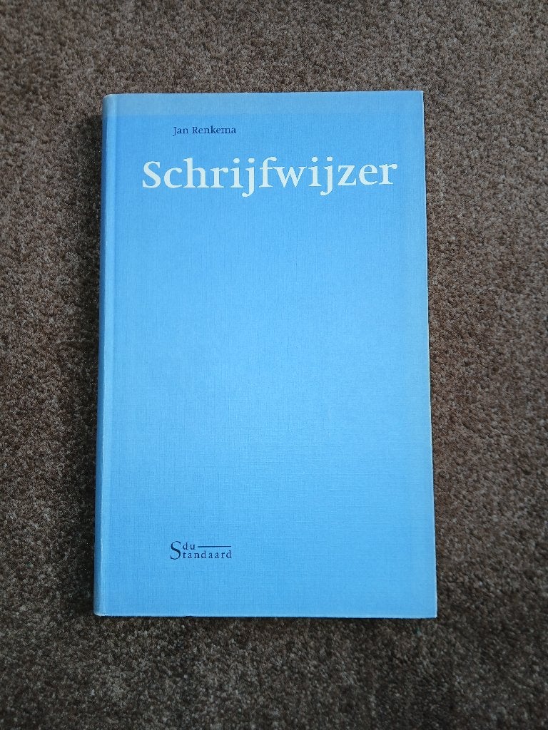 Schrijfwijzer (Jan Renkema, Sdu Standaard) - SPLINTERNIEUW, Boeken, Ophalen of Verzenden, Nieuw