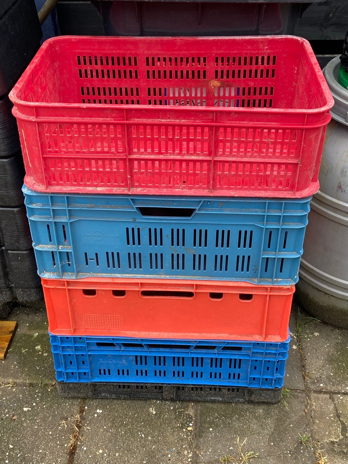 5 à 6 kratten gratis, Ophalen, Gebruikt, Krat