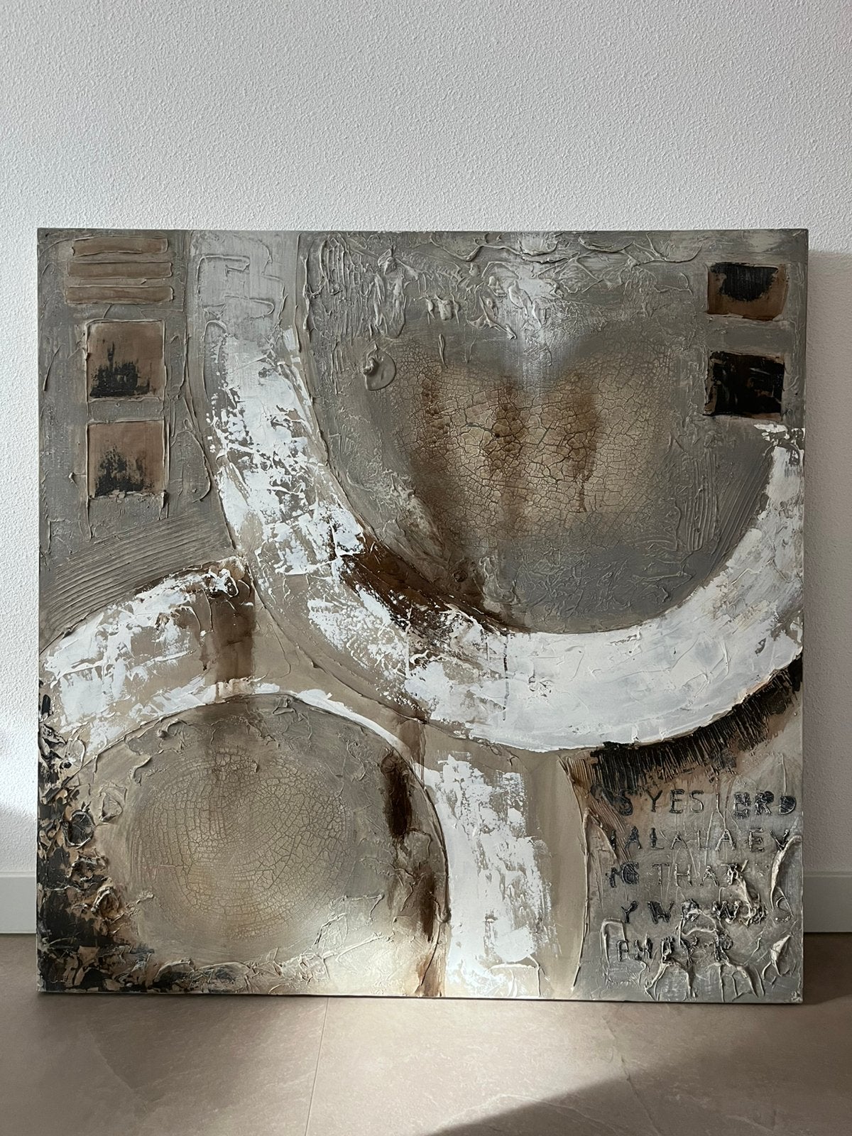 Cobra Art Abstract schilderij 100cm X 100cm, Ophalen