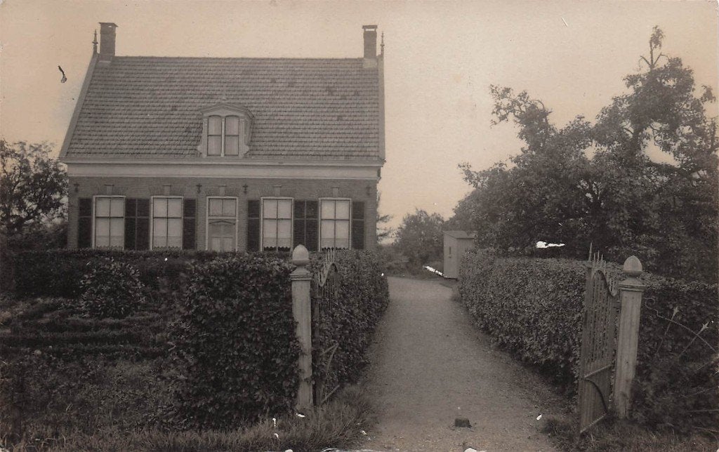 JP243 Fotokaart Groot Ammers Kerkstraat ca 1930, Verzenden, 1920 tot 1940, Zuid-Holland