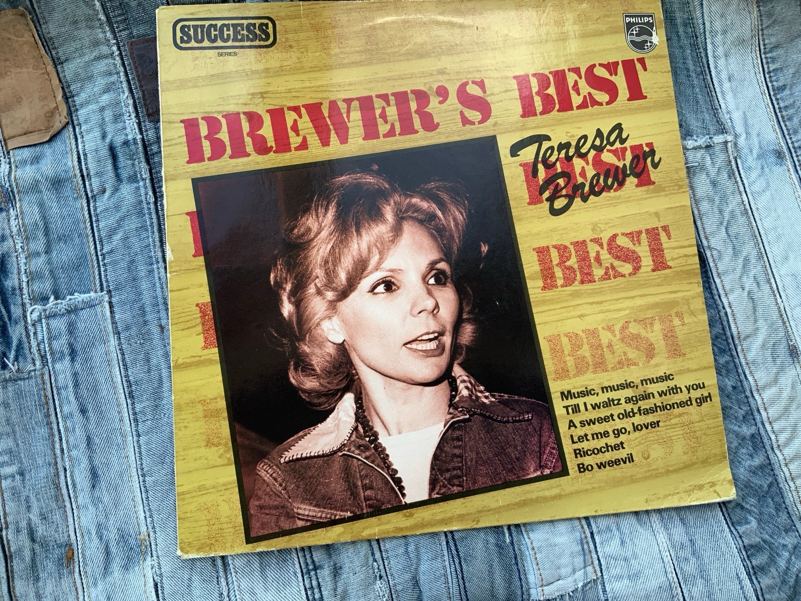 Teresa Brewer - Brewer's Best LP (Philips Success Series), LP, Gebruikt, Pop, Ophalen of Verzenden