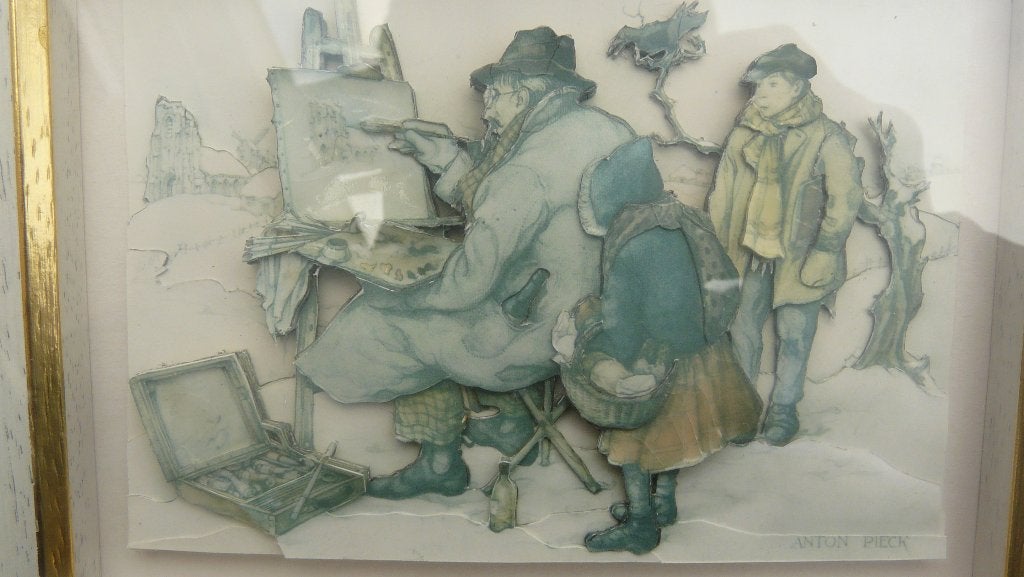 Anton Pieck : 2 werken, Ophalen of Verzenden, Overige typen