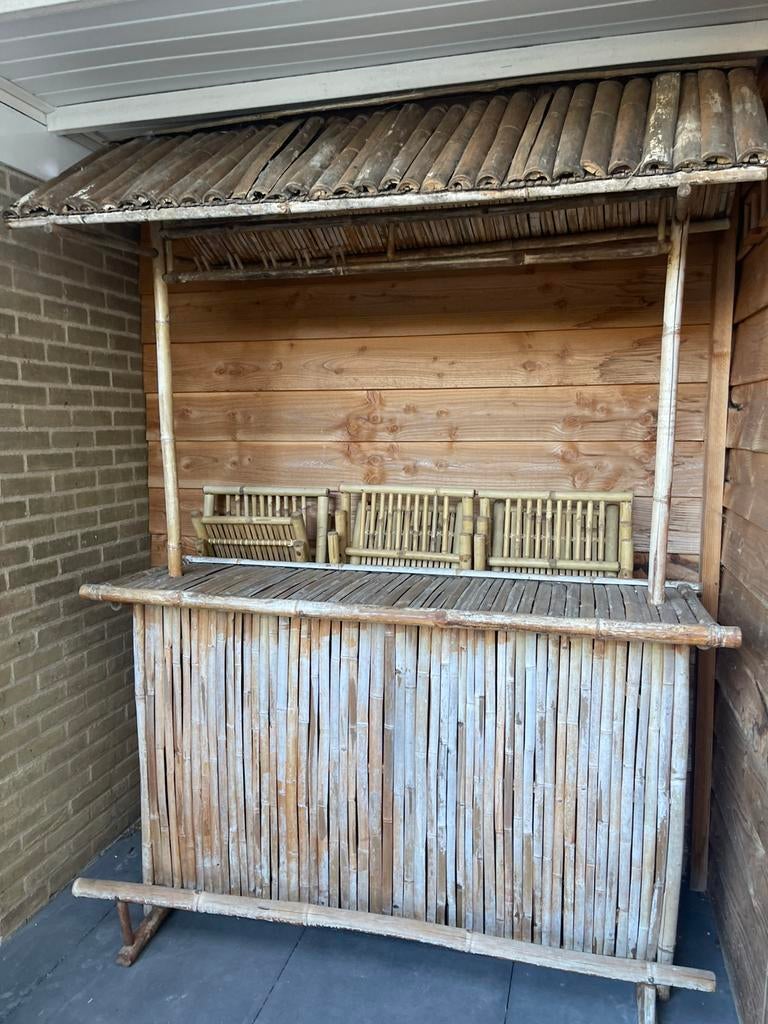 Bamboe Bar/ sate bar, Ophalen, Gebruikt, Hout, Overige typen