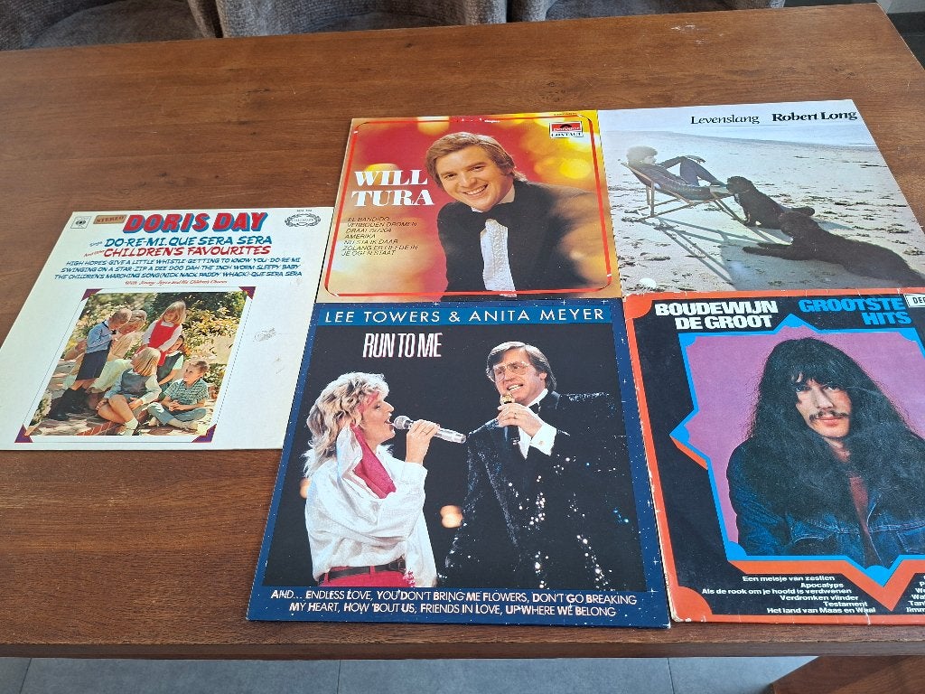 5 x Lp diverse artiesten, LP, Gebruikt, Pop, Ophalen of Verzenden