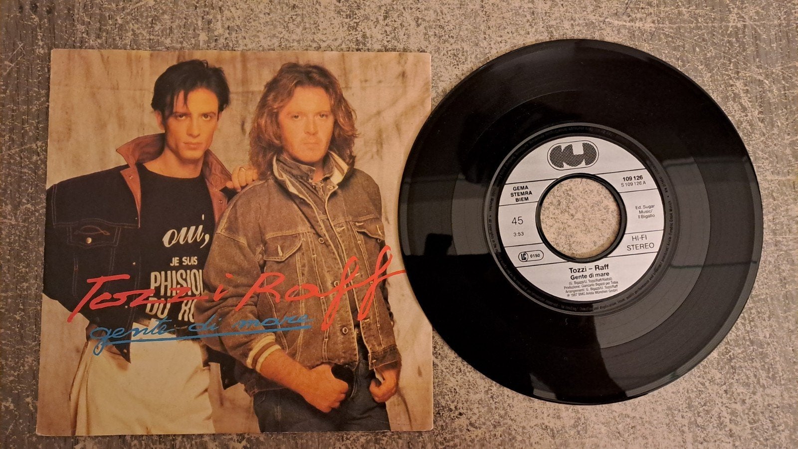 Tozzi-Raff - Gente di mare, Gebruikt, 7 inch, Pop, Fotohoes