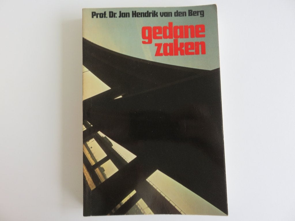 Gedane zaken Jan Hendrik van den Berg, Ophalen of Verzenden, Zo goed als nieuw, Jan Hendrik van den Berg