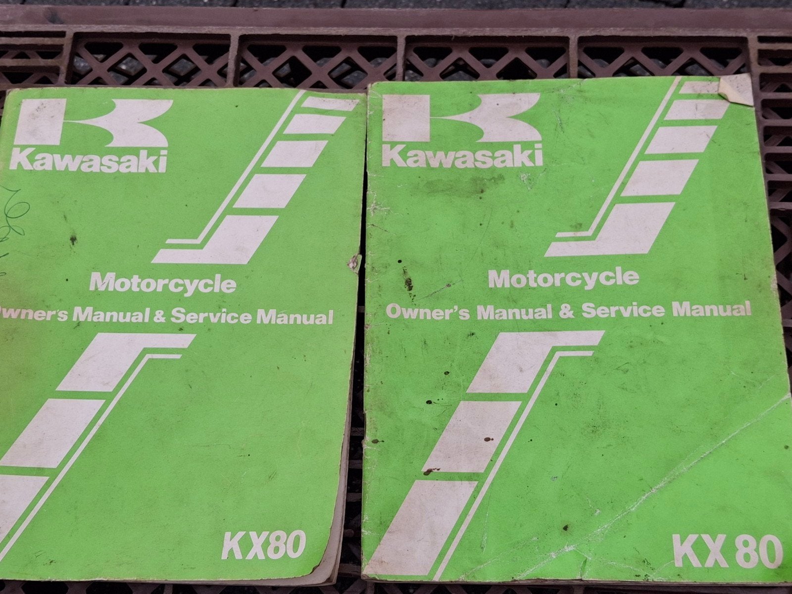 Kawasaki KX80 handleiding / crossmotor, Ophalen of Verzenden, Kawasaki
