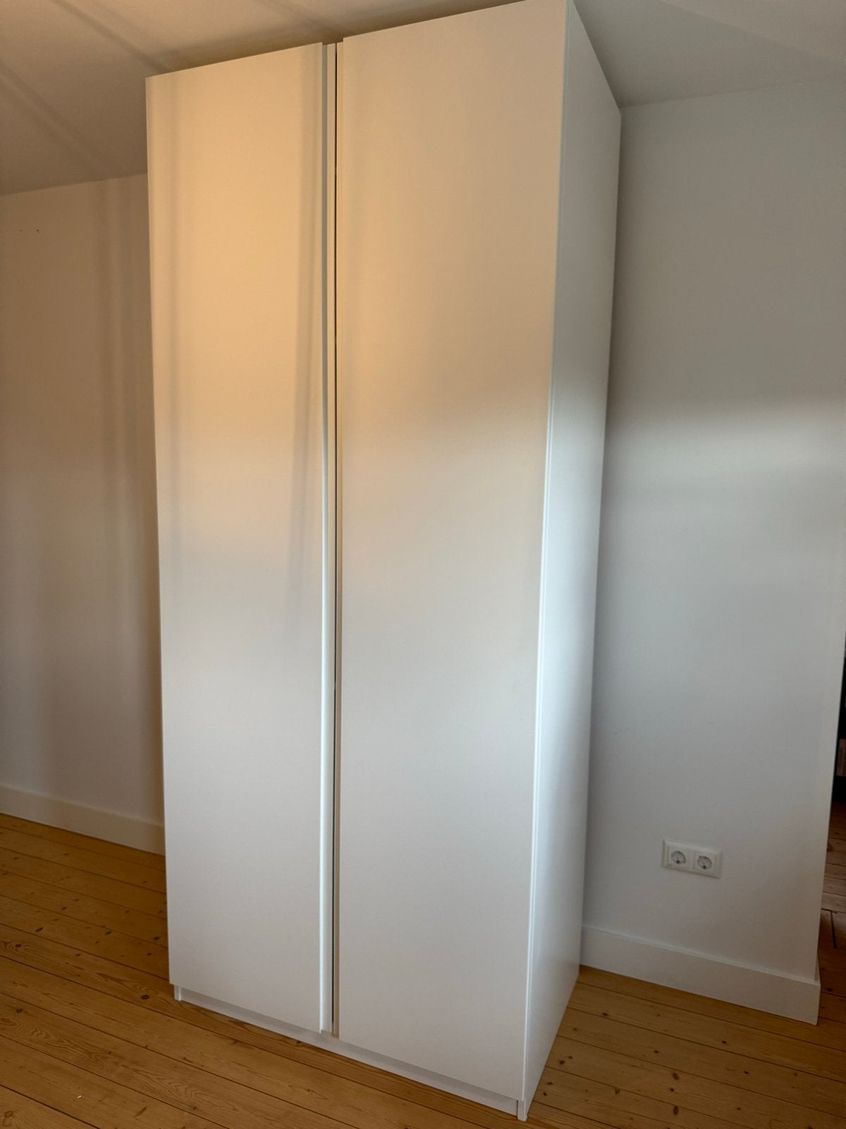 Witte IKEA Pax Kast met Greeploze Deuren en Planken, Huis en Inrichting, Ophalen, Gebruikt, 200 cm of meer, 50 tot 100 cm