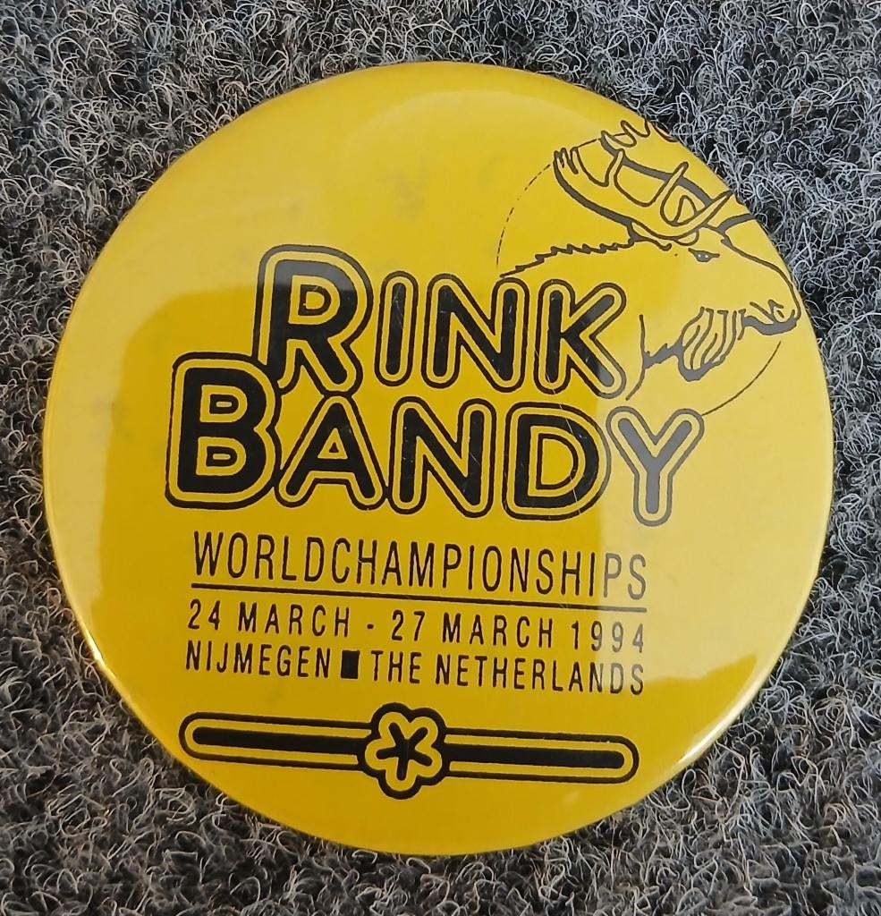 Rink Bandy Worldchampionships 24 march - 27 march 1994, Ophalen of Verzenden, Gebruikt, Overige typen