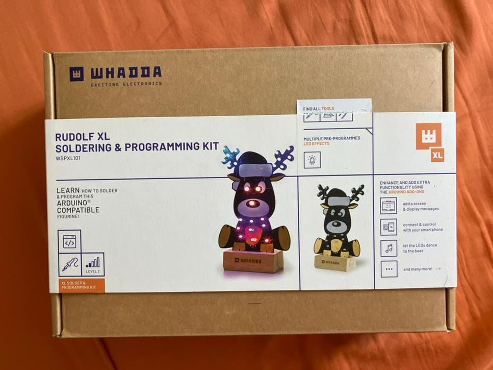 Whadda Rudolf XL Soldeer & Programmeer Kit Arduino, Nieuw, Meerkleurig, Ophalen of Verzenden, Kunststof