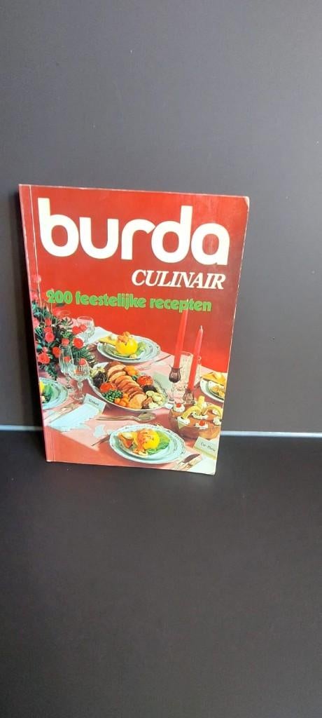 Vintage oud Burda kookboek boek 200 Feestelijke recepten, Boeken, Gelezen, Gezond koken, Burda, Nederland en België