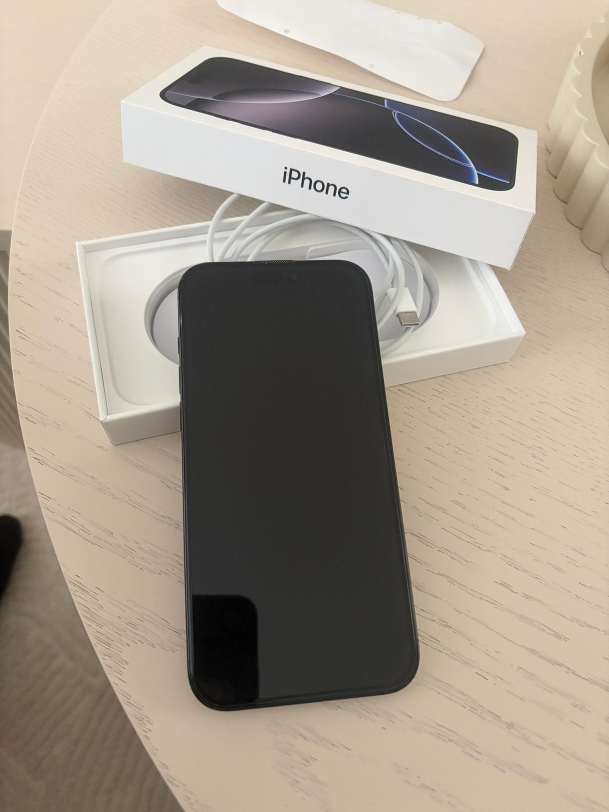 Apple Iphone 16 Pro Max Black Titanium 512GB met doos!, Telecommunicatie, Mobiele telefoons | Apple iPhone, Ophalen, Zo goed als nieuw