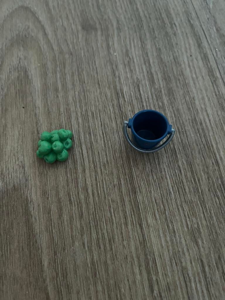 Schleich emmer met appels en hoofdstel, Ophalen of Verzenden, Gebruikt, Jongen of Meisje