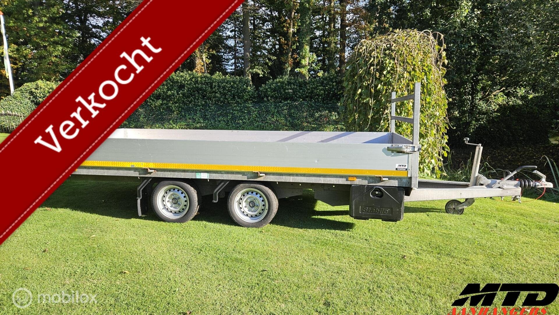 Eduard Plateauwagen multitransporter 400x185, Gebruikt