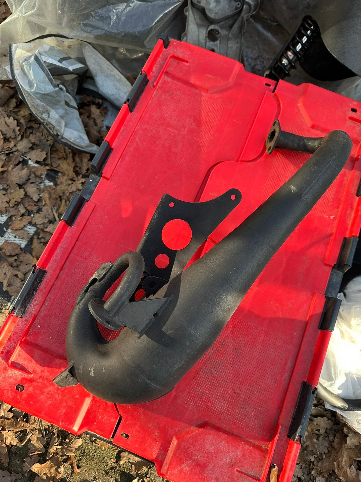 Pm tuning minarelli 50/70cc 2t, Ophalen of Verzenden, Zo goed als nieuw, Uitlaat, Aprilia