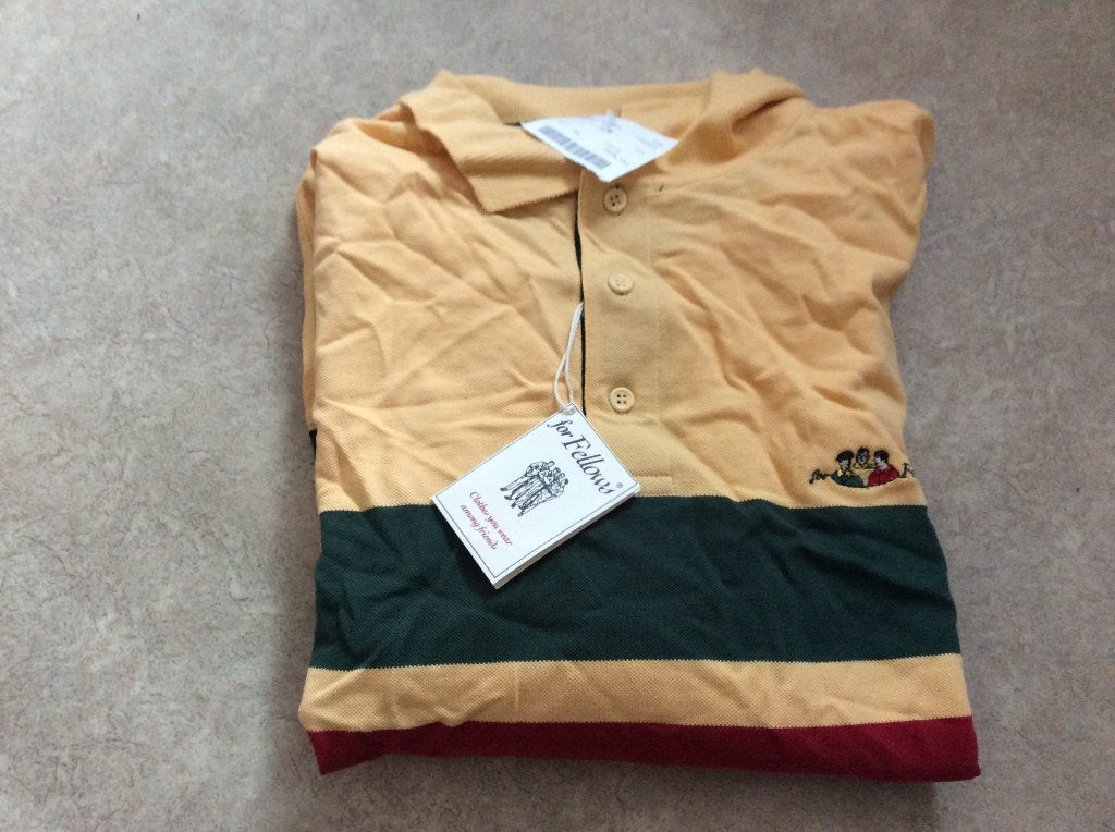 For Fellows. Polo, nieuw. Maat E.L. (XL), Kleding | Heren, Polo's, For Fellows, Geel, Ophalen of Verzenden, Maat 56/58 (XL)