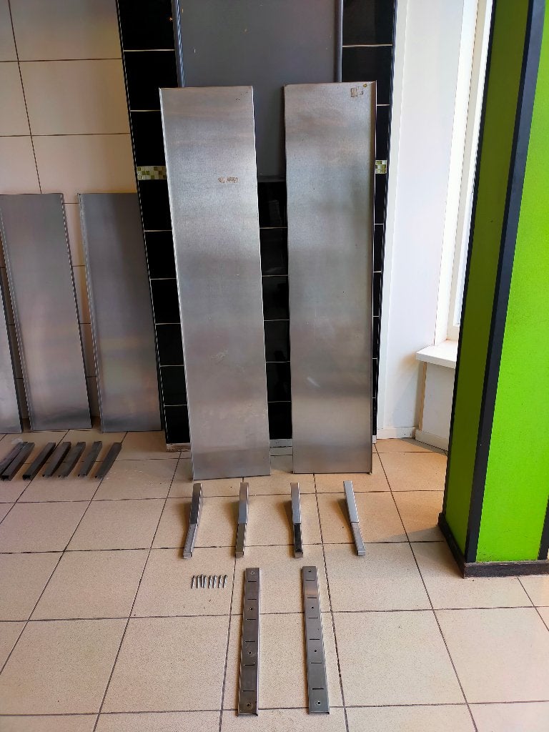 Wandrek rvs geschikt voor horeca - drie verschillende sets, Ophalen, Grijs, Overige materialen, Overige merken