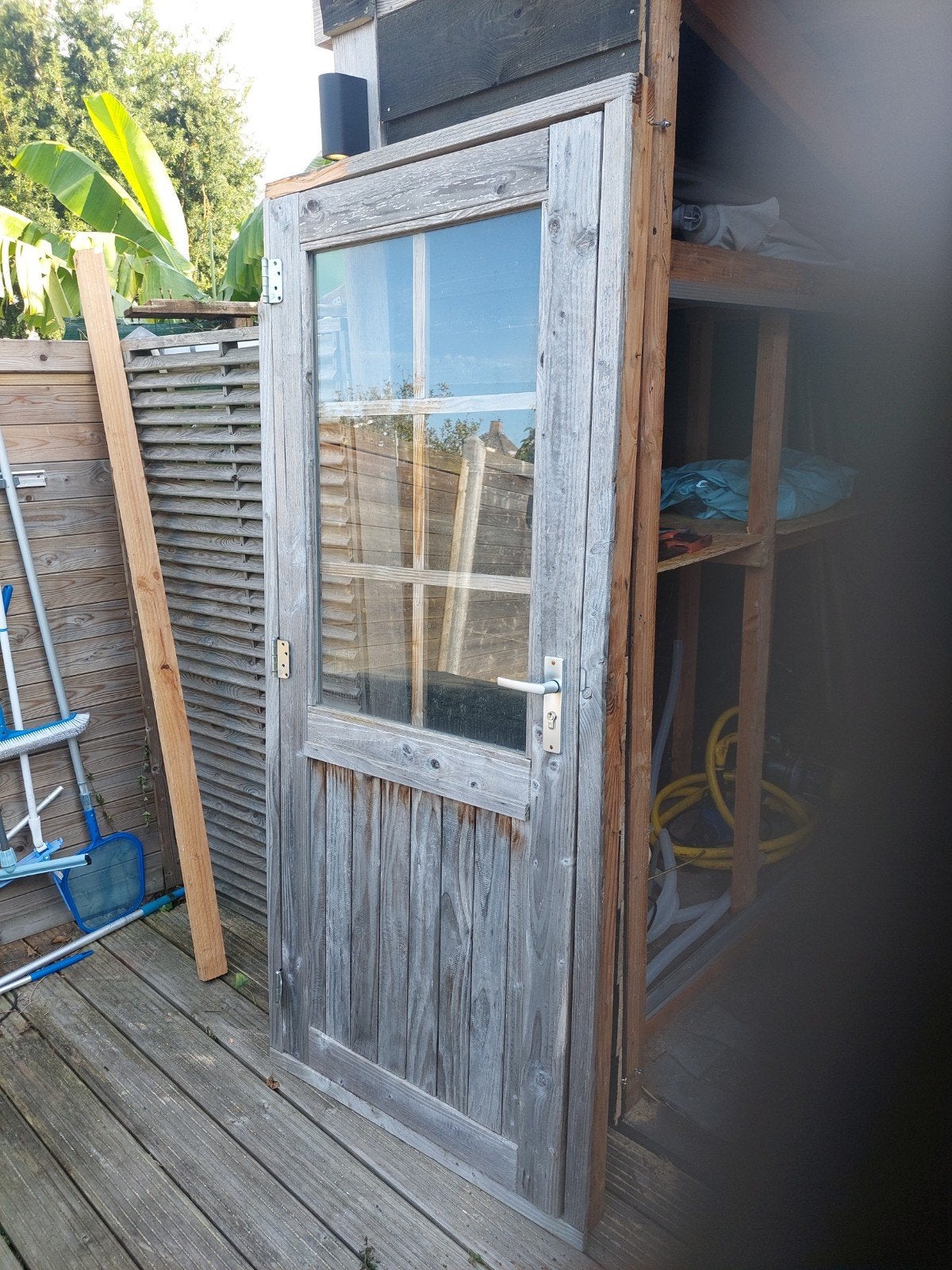 Deur voor overkapping Douglas, Tuin en Terras, Schuur, Minder dan 200 cm, Zonder ramen, Ophalen