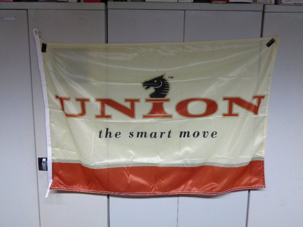 Union Fietsen vlag., Ophalen of Verzenden, Gebruikt