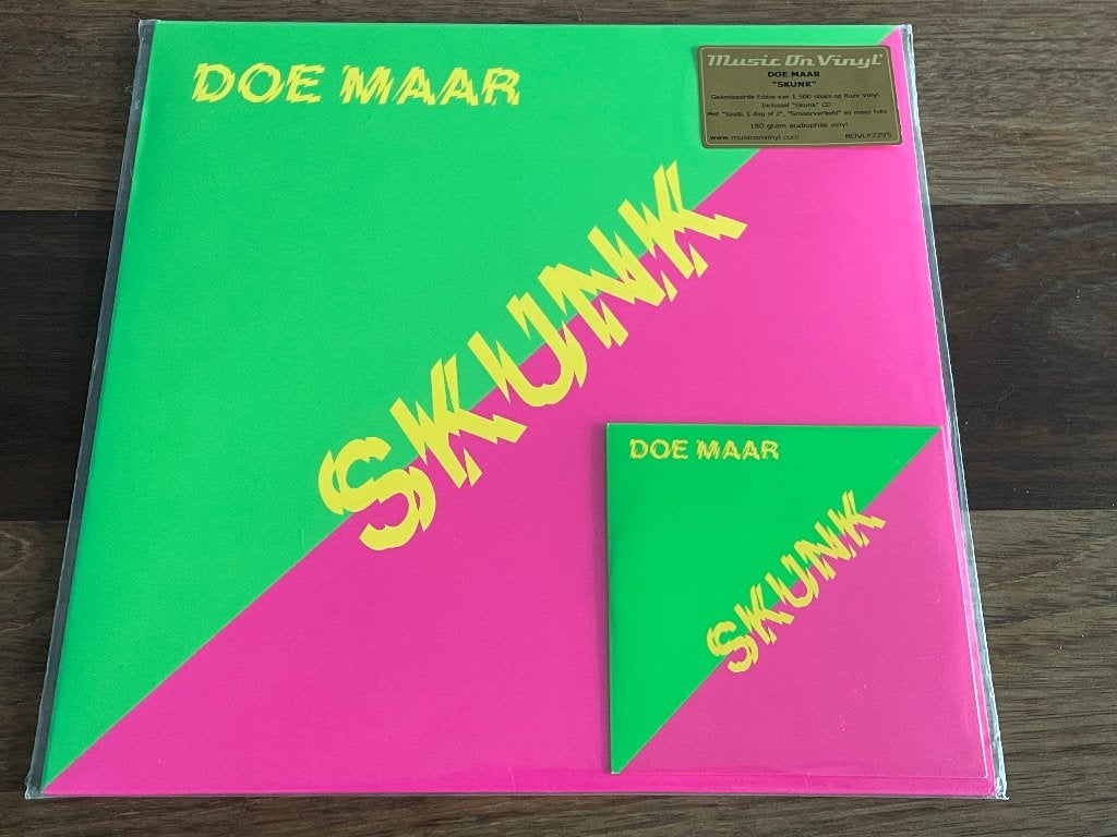 Vinyl LP + Cd Doe Maar Skunk ROZE Vinyl, LP, Gebruikt, Limited edition, Ophalen of Verzenden