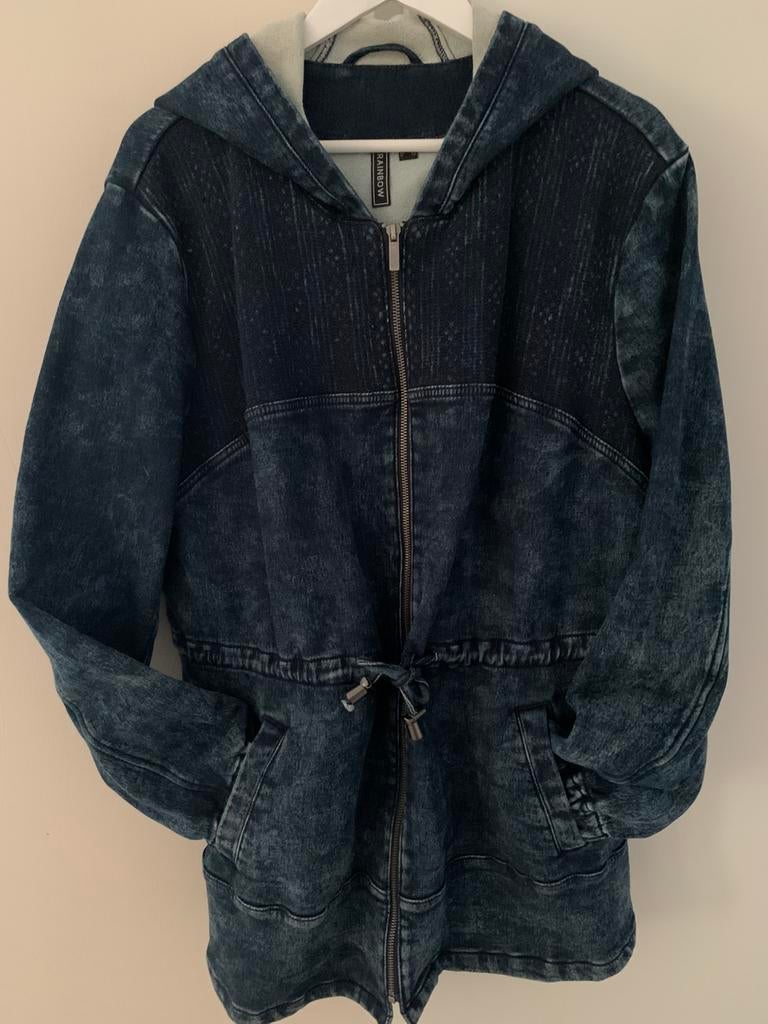 Spijkerjas met capuchon nooit gedragen., Ophalen, Blauw, Maat 46/48 (XL) of groter, Nieuw