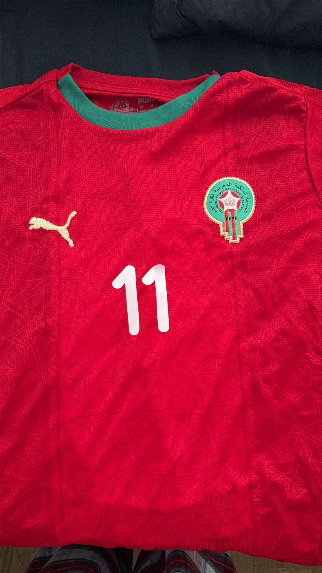 Marokko Shirt 2026  | Saibari #11 | Puma | Maat M, Ophalen, Zo goed als nieuw, Shirt