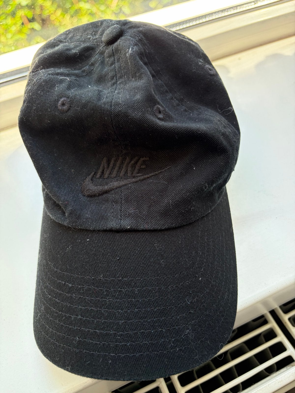 Zwarte Nike Club Cap - S/M, Ophalen, Zo goed als nieuw, Jongen of Meisje, Overige typen