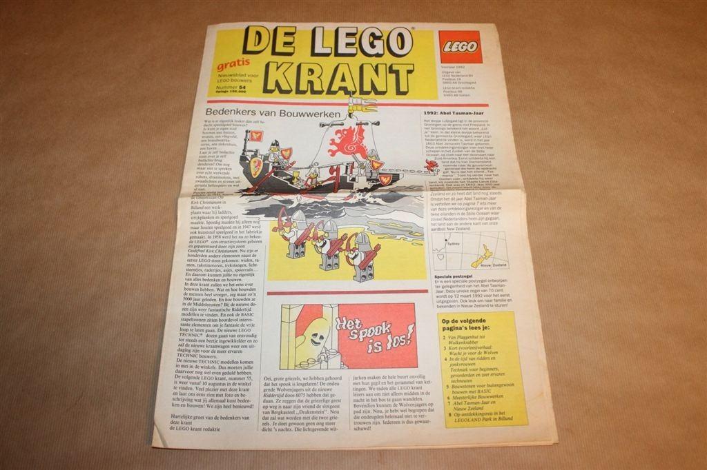 De Lego Krant - nr. 54 - 1992, Ophalen of Verzenden, Zo goed als nieuw
