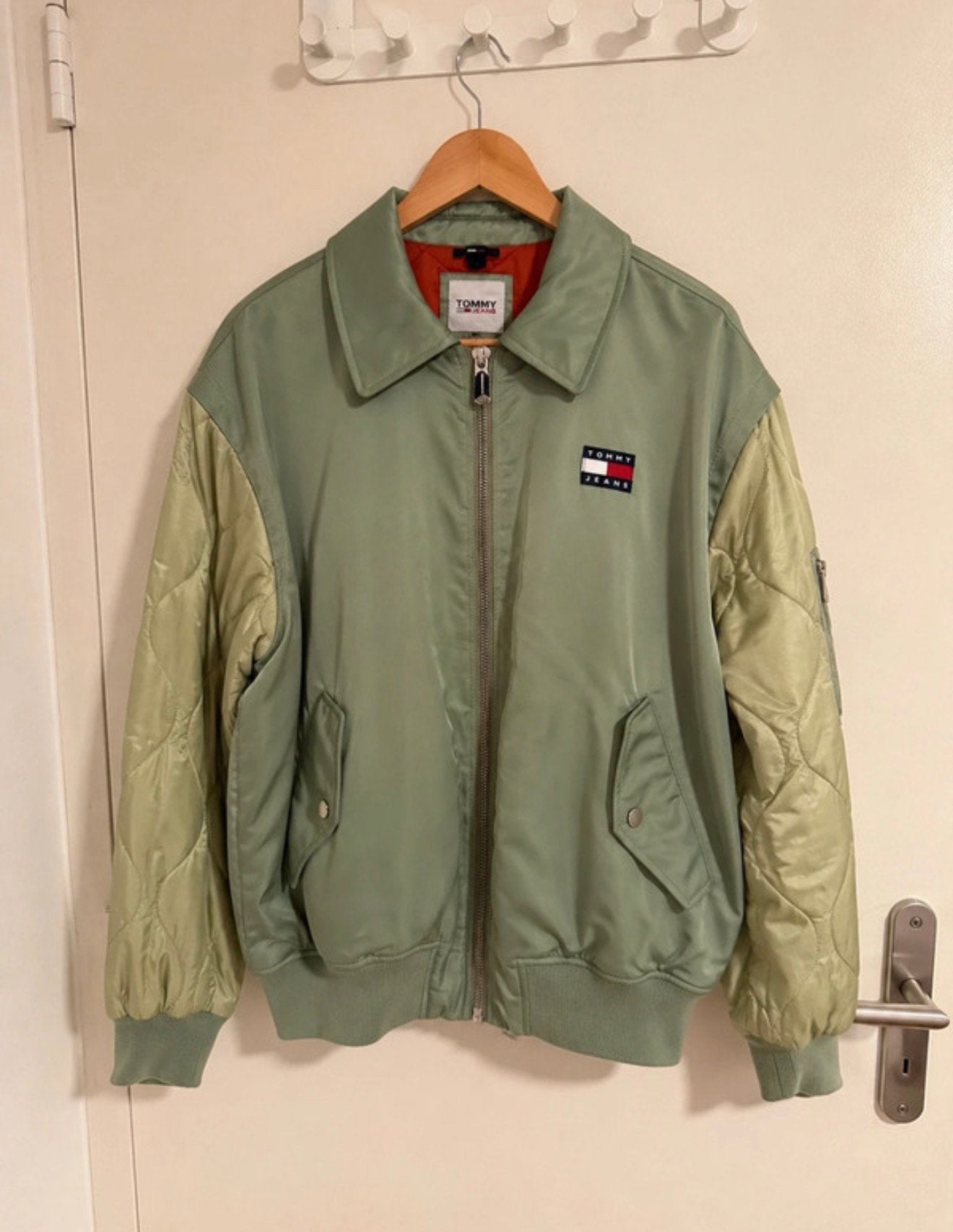 Tommy hilfiger bomberjas, Kleding | Dames, Verzenden, Nieuw, Maat 36 (S), Groen