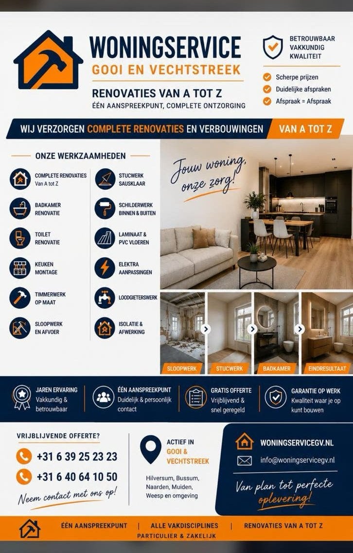 Elektricien aangeboden / woning service TGooi &Vechtstreek, Diensten en Vakmensen, 24-uursservice