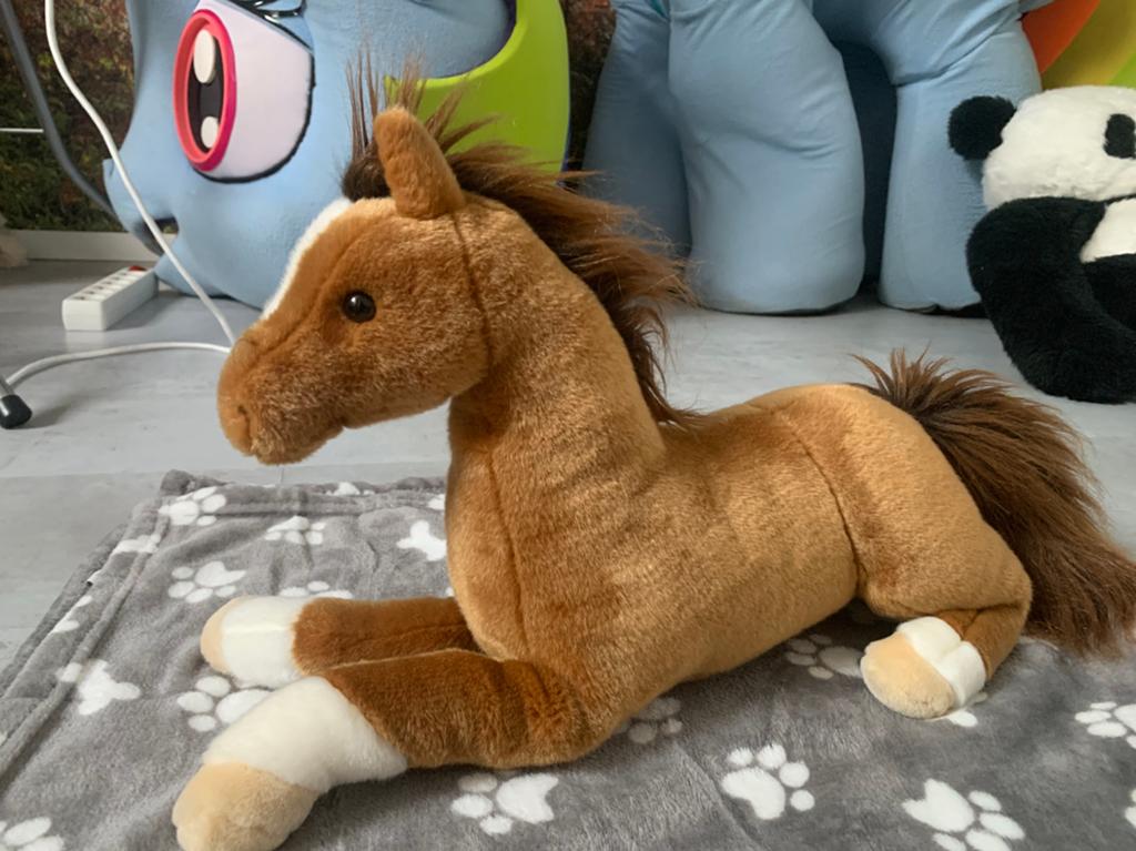 Very old douglas cuddle toys horse essa plush, Paard, Overige merken, Overige karakters, Ophalen of Verzenden