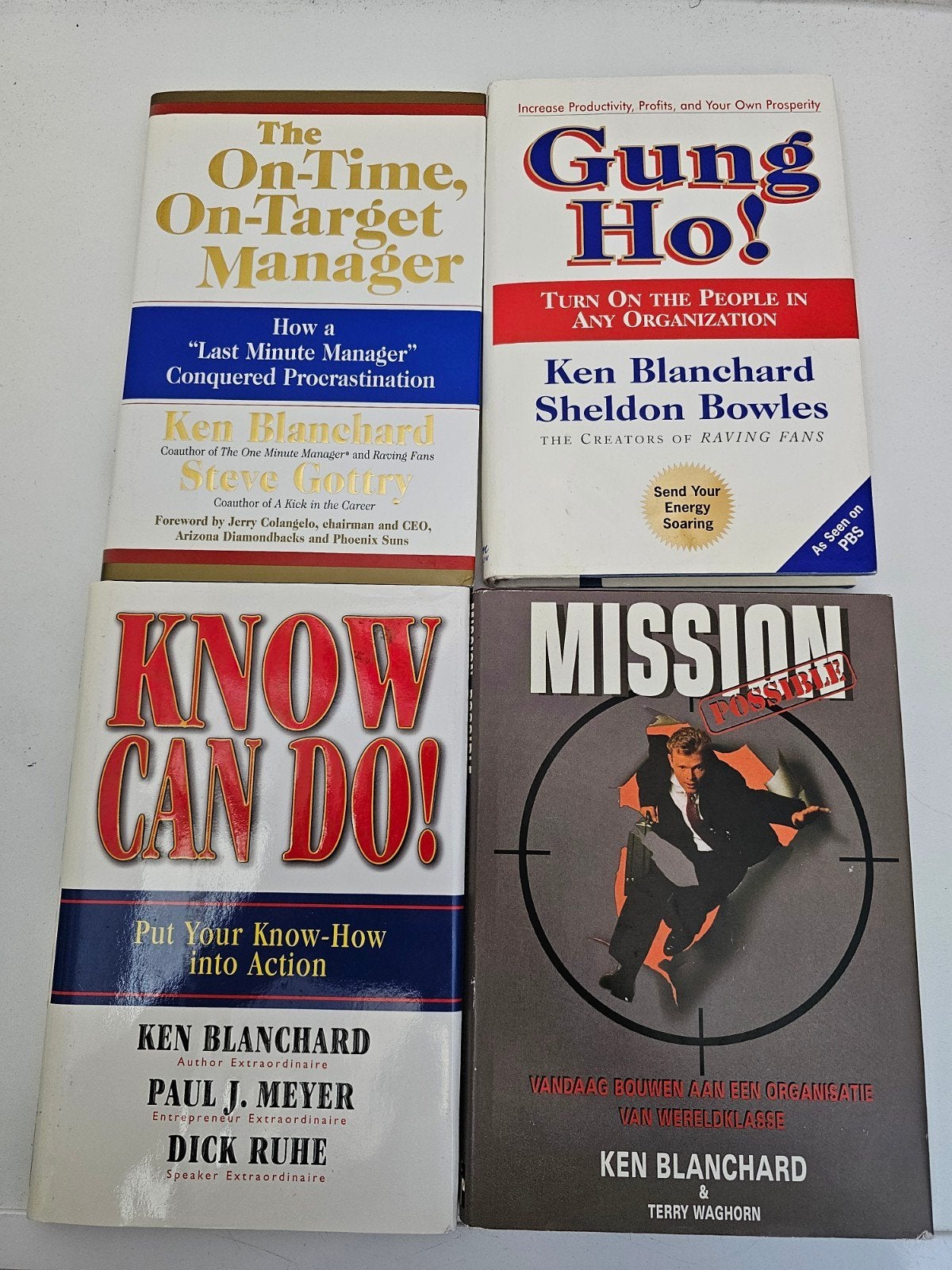 Managementboeken Ken Blanchard: 4-delige set, Ophalen of Verzenden, Gelezen, Ken Blanchard