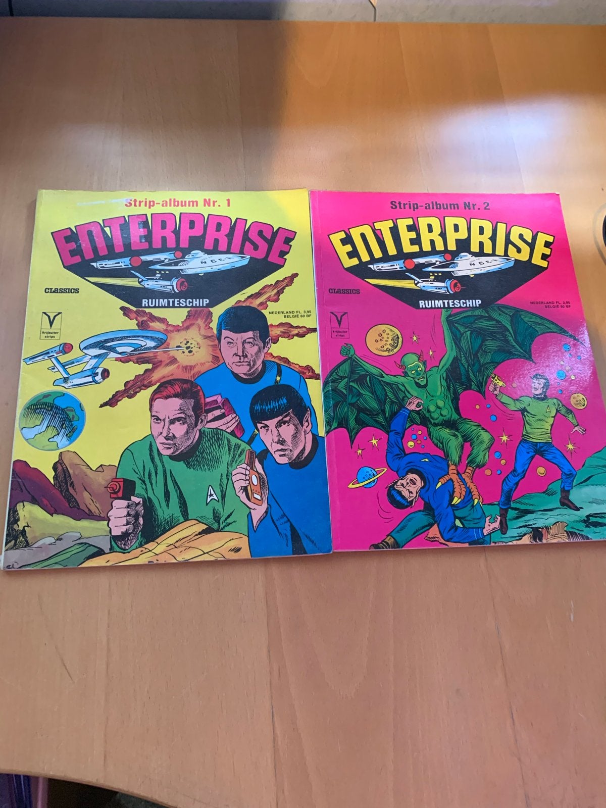 Enterprise Ruimteschip Stripalbums Nr. 1 & 2, Boeken, Stripboeken, Meerdere stripboeken, Ophalen of Verzenden, Gelezen