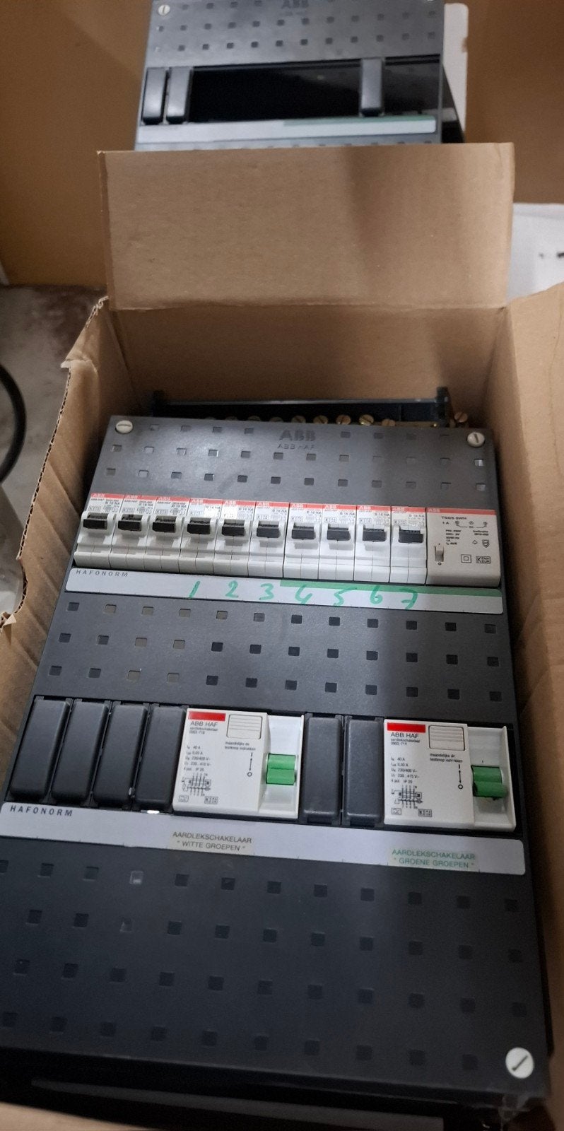 ABB 3 Fase Busboard groepenkast, Ophalen of Verzenden, Zo goed als nieuw, ABB, Groepenkast