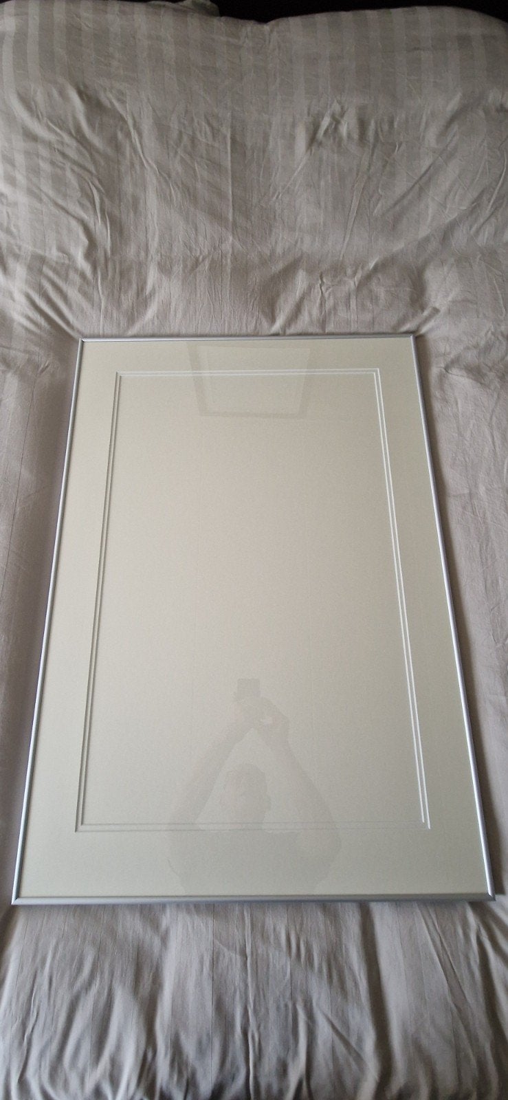 2 Paspartoe lijsten aluminium frame en glas. Nieuwstaat., Huis en Inrichting, Woonaccessoires | Lijsten, Ophalen of Verzenden