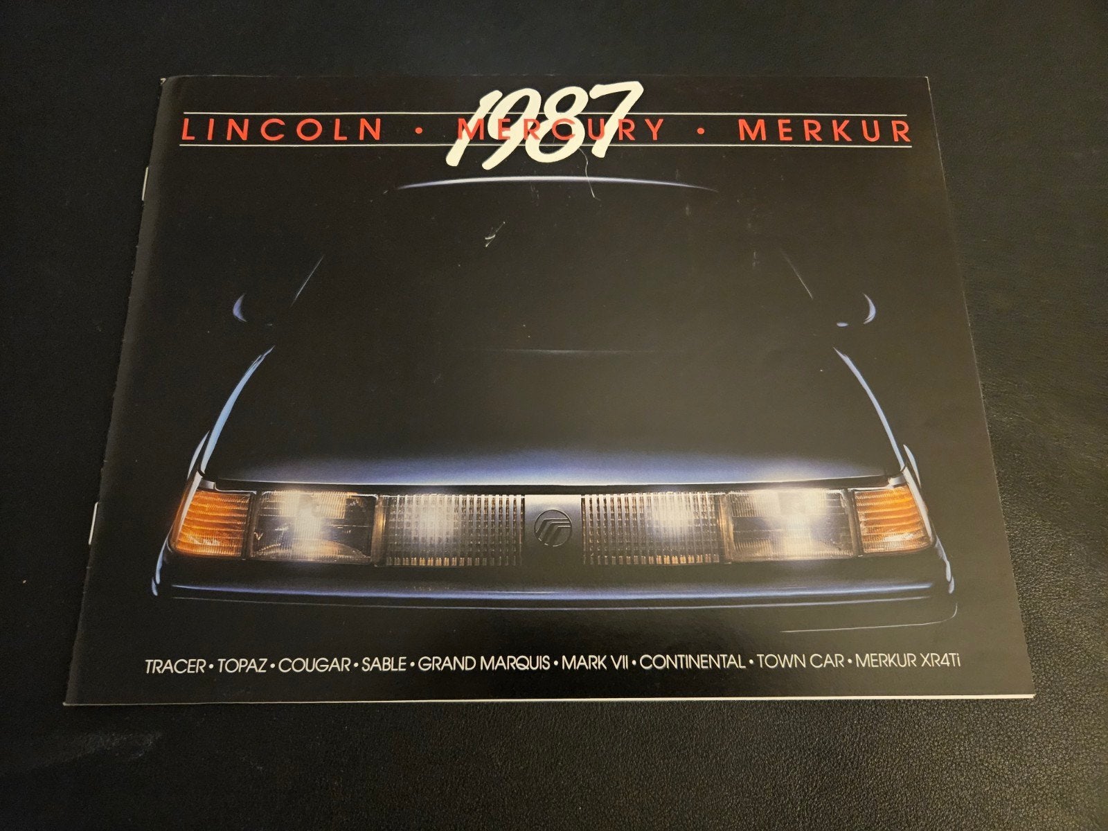 Brochure Lincoln / Mercury / Mercury 1987, Ophalen of Verzenden, Zo goed als nieuw, Overige merken