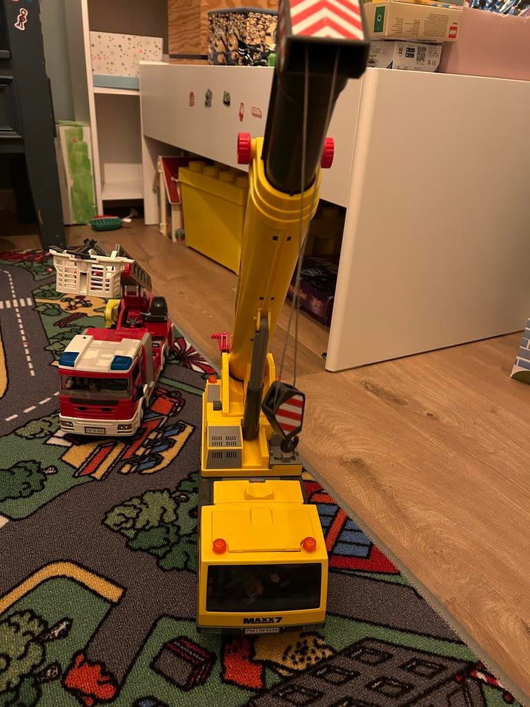 Playmobil Kraanwagen en Brandweerwagen Set, Ophalen, Gebruikt