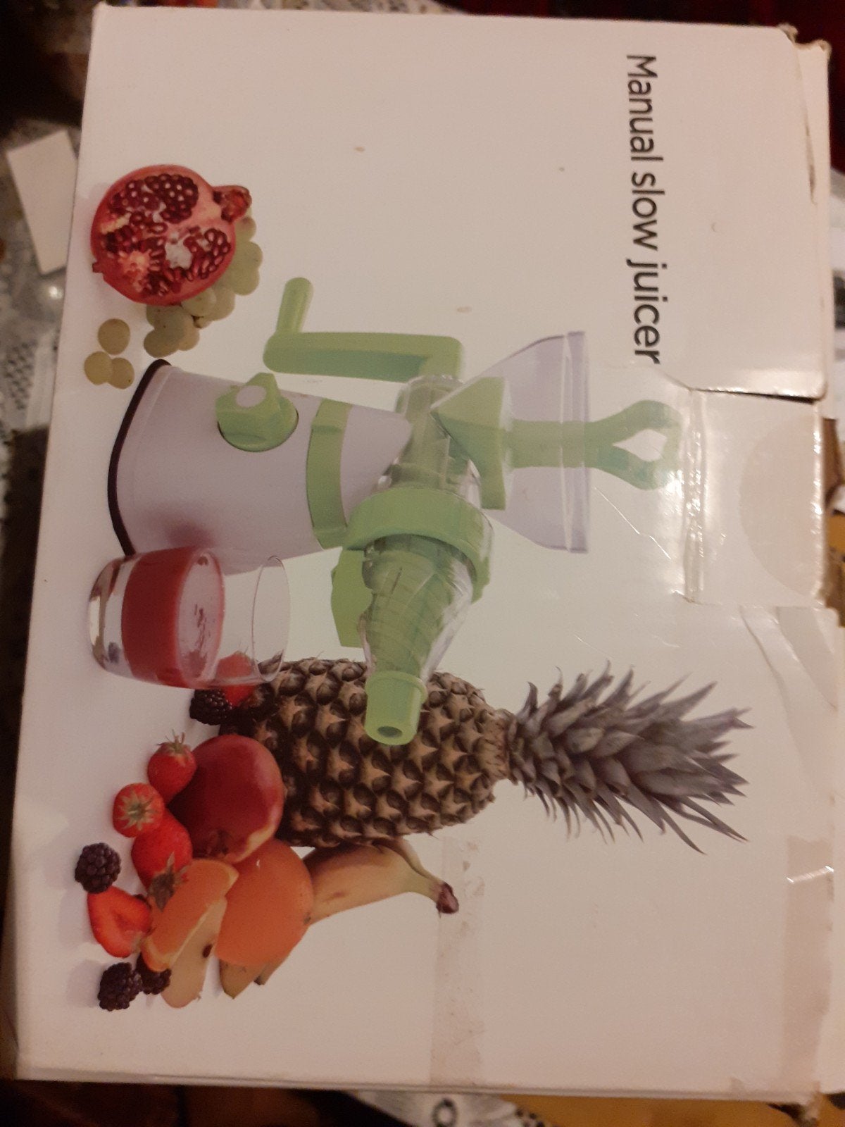 Handmatige slowjuicer voor vers sap, Ophalen of Verzenden, Nieuw, Handmatig, Slowjuicer