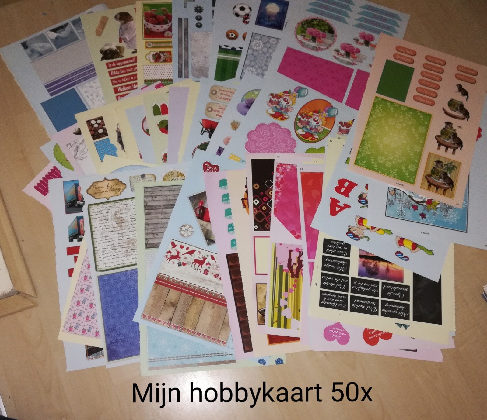 142x mijn hobbykaart kaarten maken, Hobby en Vrije tijd, Kaarten | Zelf maken, Ophalen of Verzenden, Overige thema's