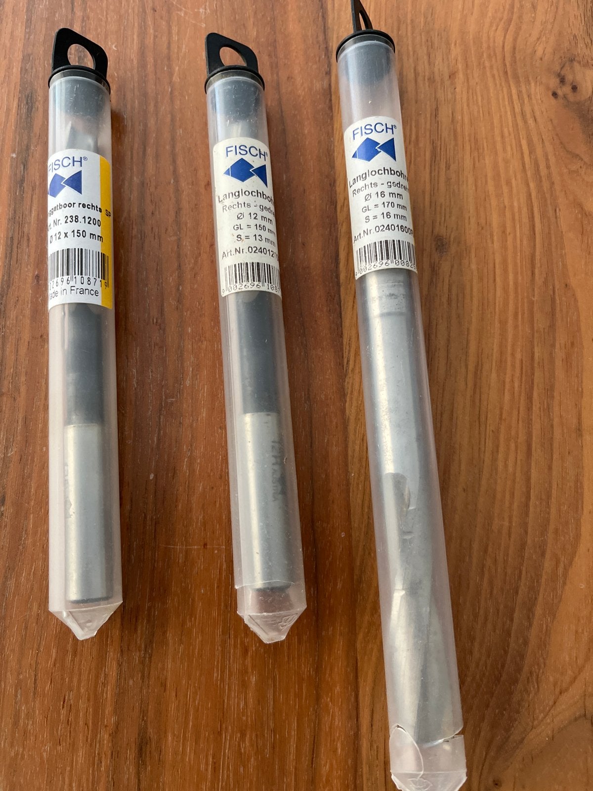 Fisch Langgatboren Set - 3 stuks, Doe-het-zelf en Verbouw, Ophalen, Nieuw, Overige typen