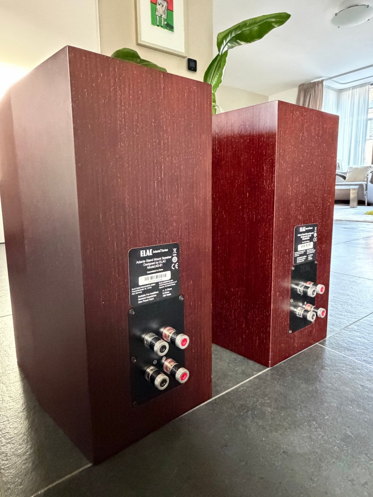 ELAC Adante AS-61 monitoren, Zo goed als nieuw, Boekenplank luidspreker, Ophalen, 150 watt of meer
