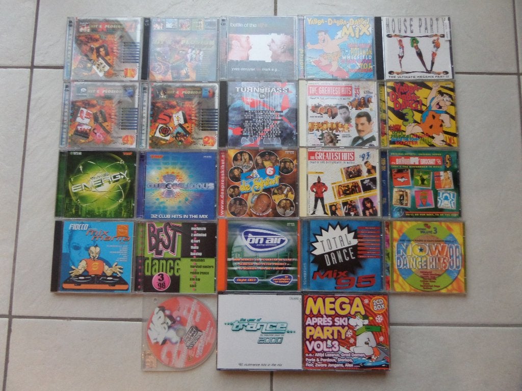 jaren 90 verzamel CD's (23 stuks) MTV Hit Explosion Dance, Cd's en Dvd's, Ophalen of Verzenden, Gebruikt, Dance