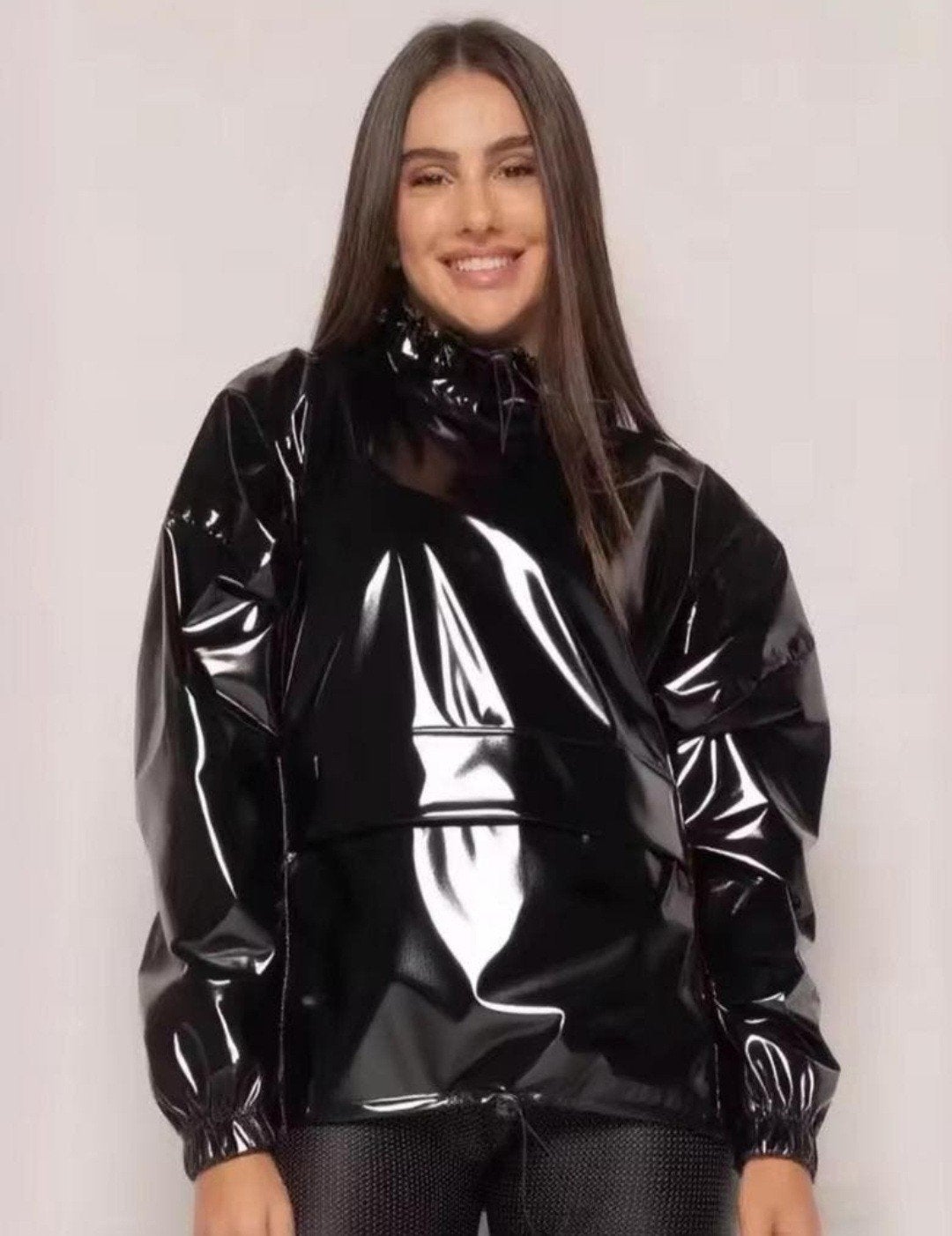 Supermooie Lak Sweater, tm XXL
Maat: XXS t, Verzenden, Nieuw, Zwart