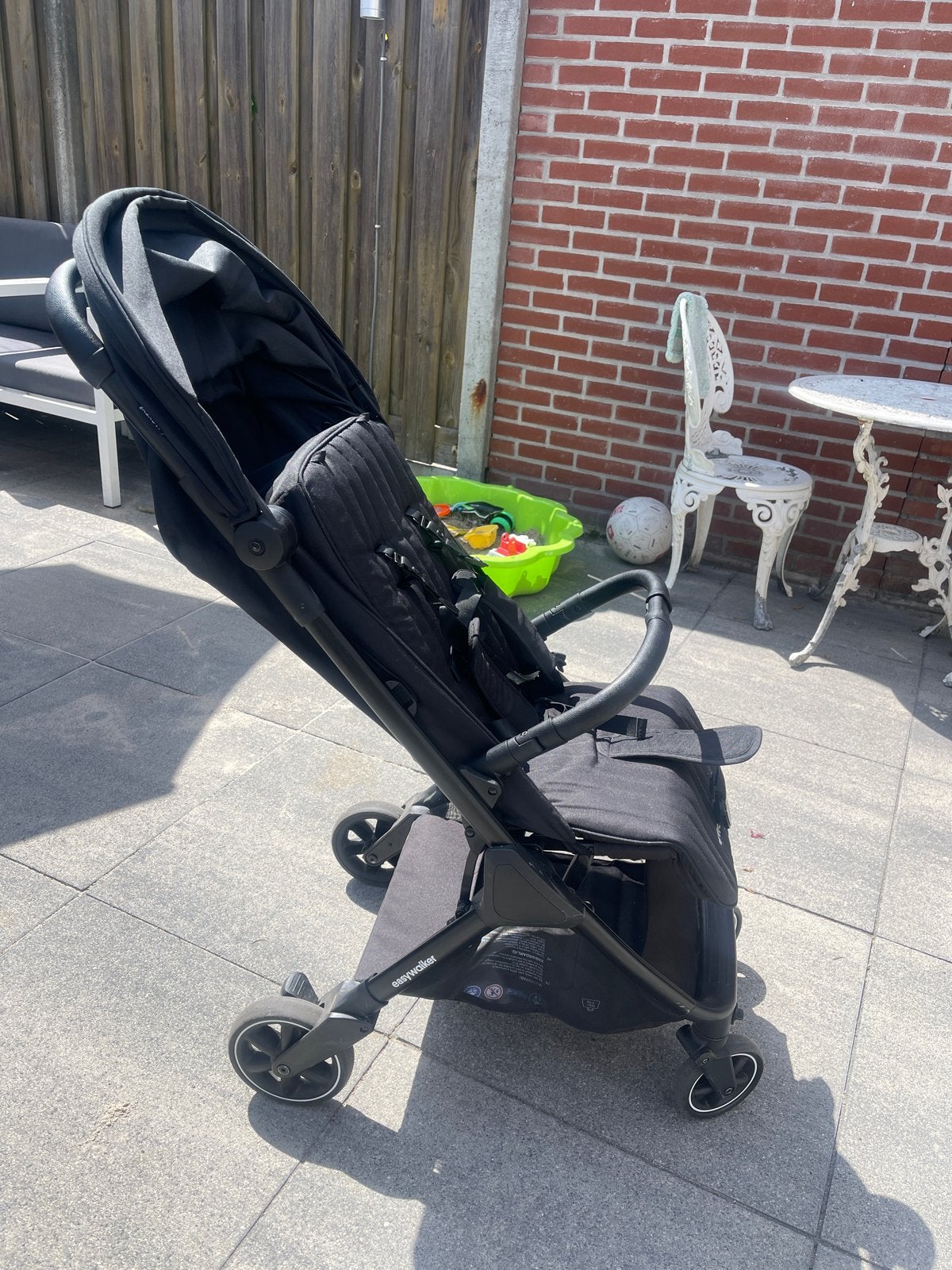 Easywalker Jacky2 Buggy met stuur en regenhoes, Kinderen en Baby's, Buggy's, Ophalen, Zo goed als nieuw, Overige merken, Regenhoes