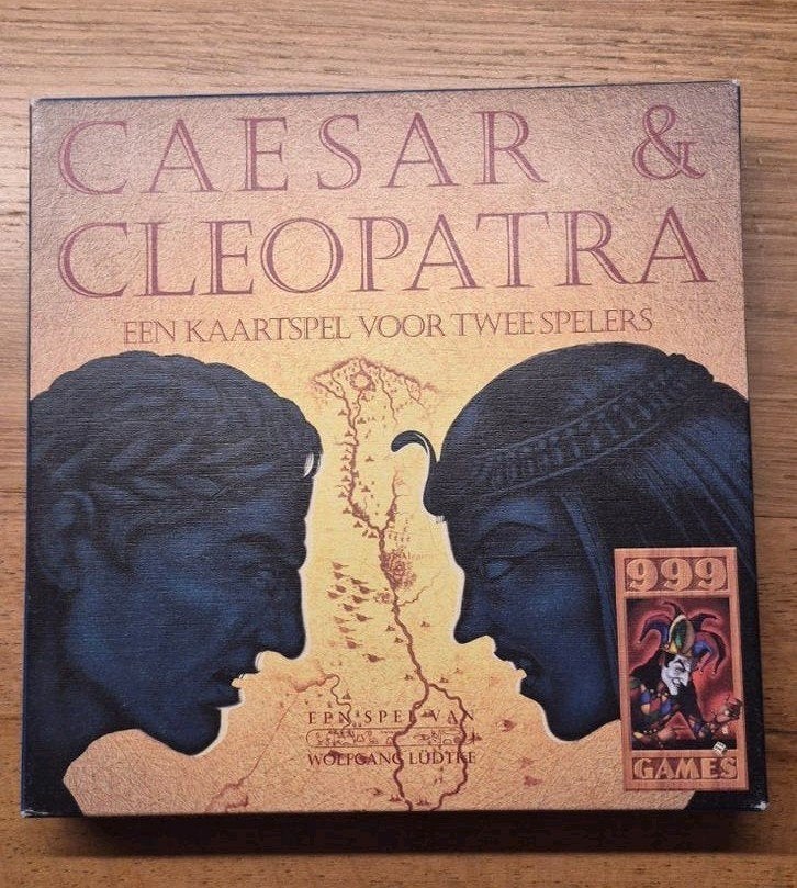 Caesar & Cleopatra Kaartspel voor Twee Spelers - 999 Games, Een of twee spelers, Ophalen, Gebruikt, 999 Games