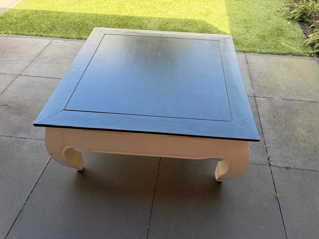 Leuke opiumtafel stevig teakhout, Ophalen, Gebruikt, 50 tot 100 cm, 50 tot 100 cm